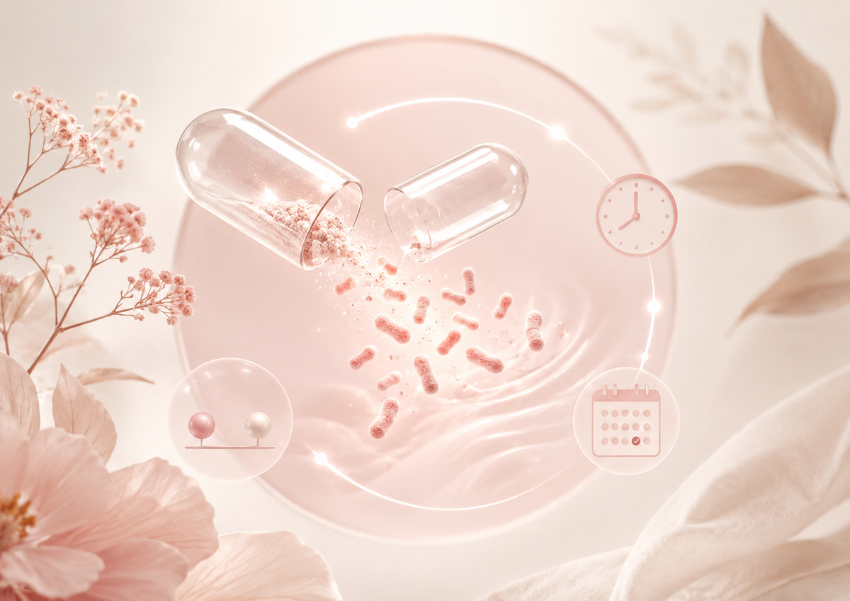 Vaginal probiotics with timing, strains idea