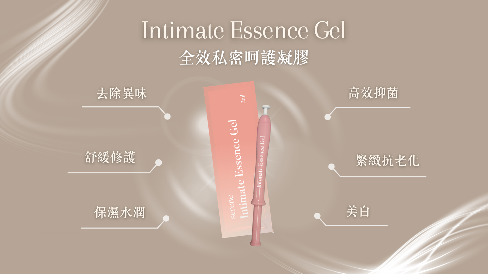 SERENE舒妍 Intimate Essence Gel六大功效解決乾澀異味敏感炎症暗沉