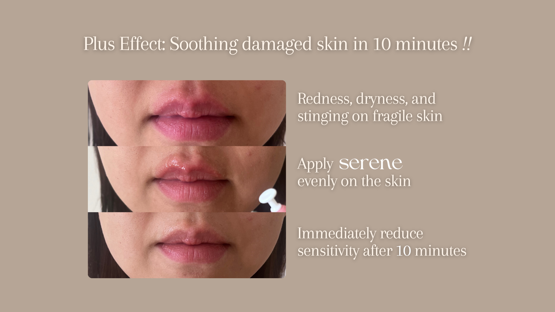 Serene Intimate Gel effective result on damaged skin